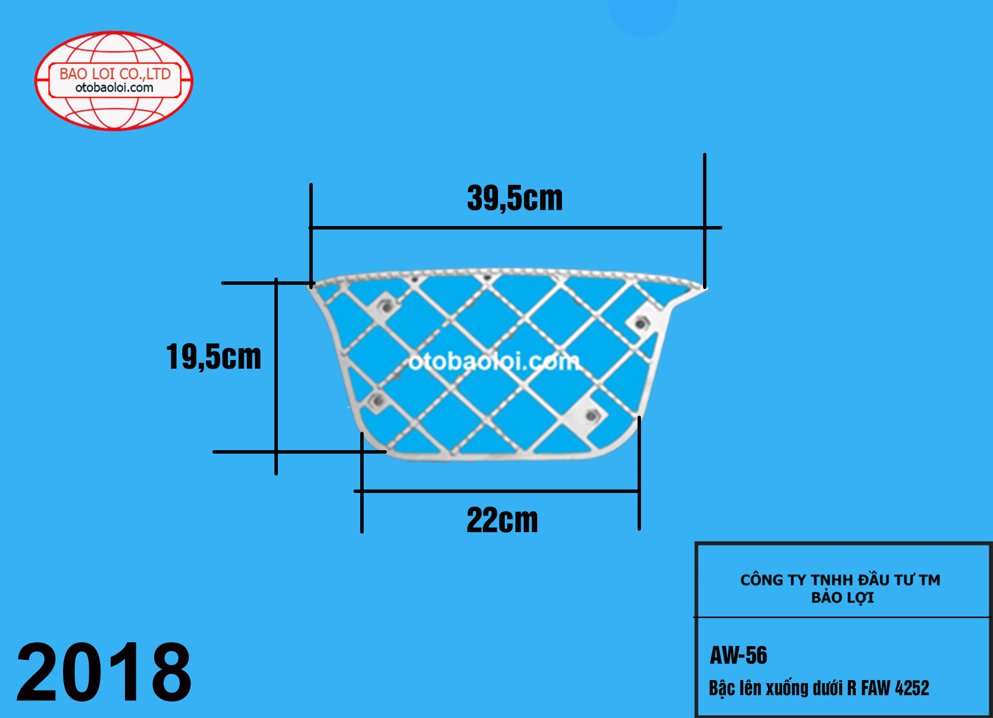 Bậc lên xuống dưới R FAW 4252