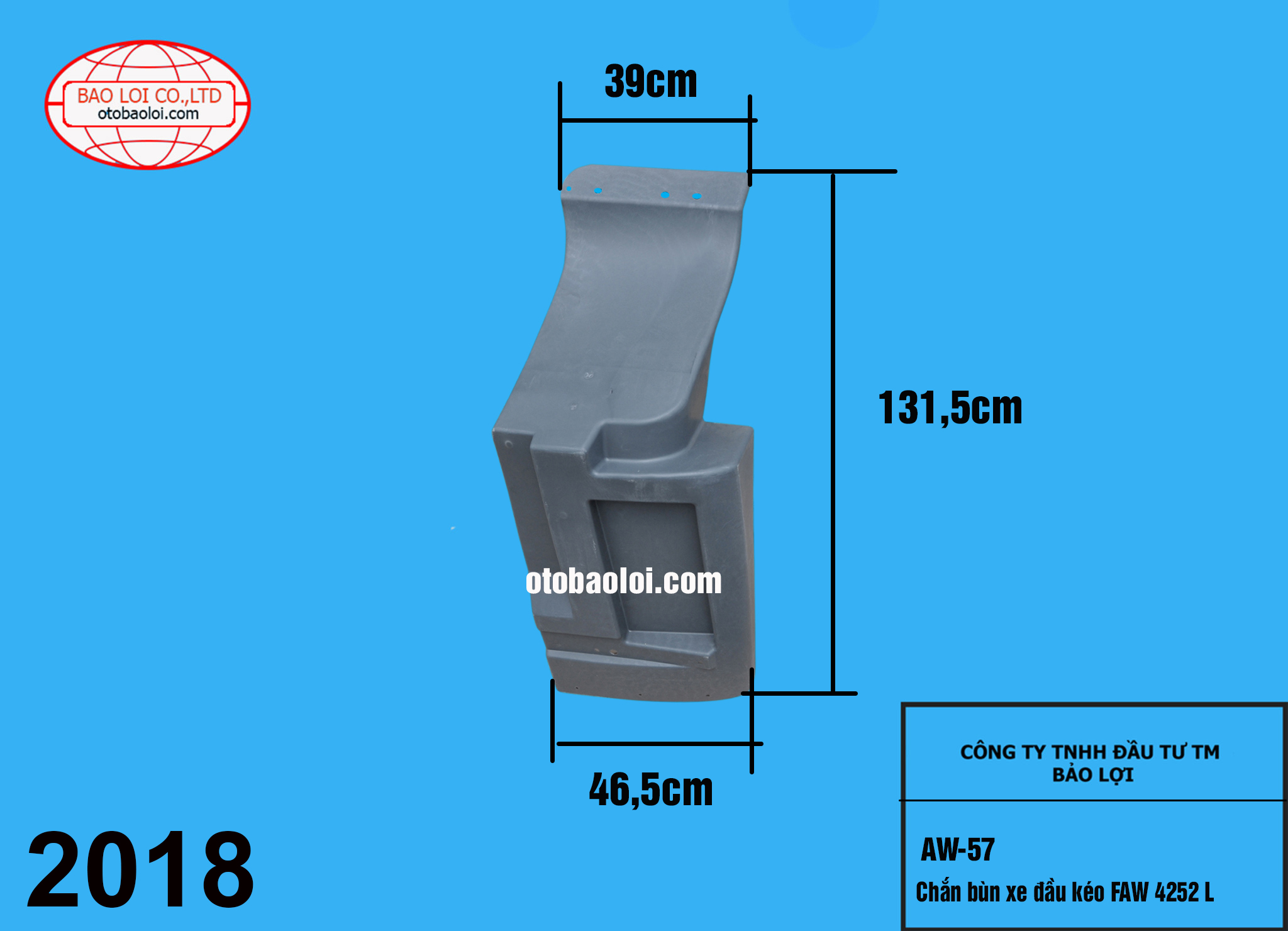 Chắn bùn xe đầu kéo FAW 4252 L