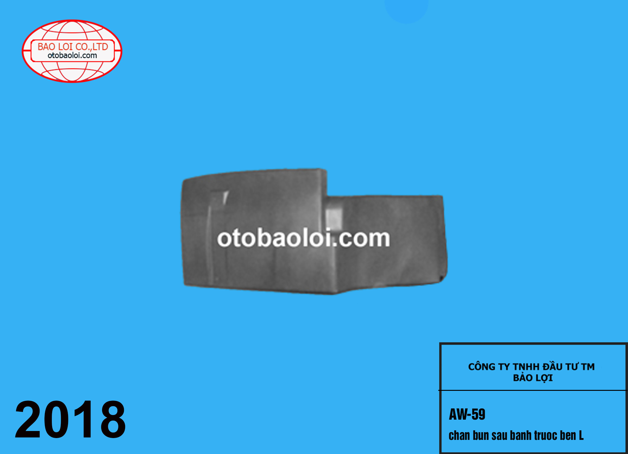 chan bun sau banh truoc ben L 