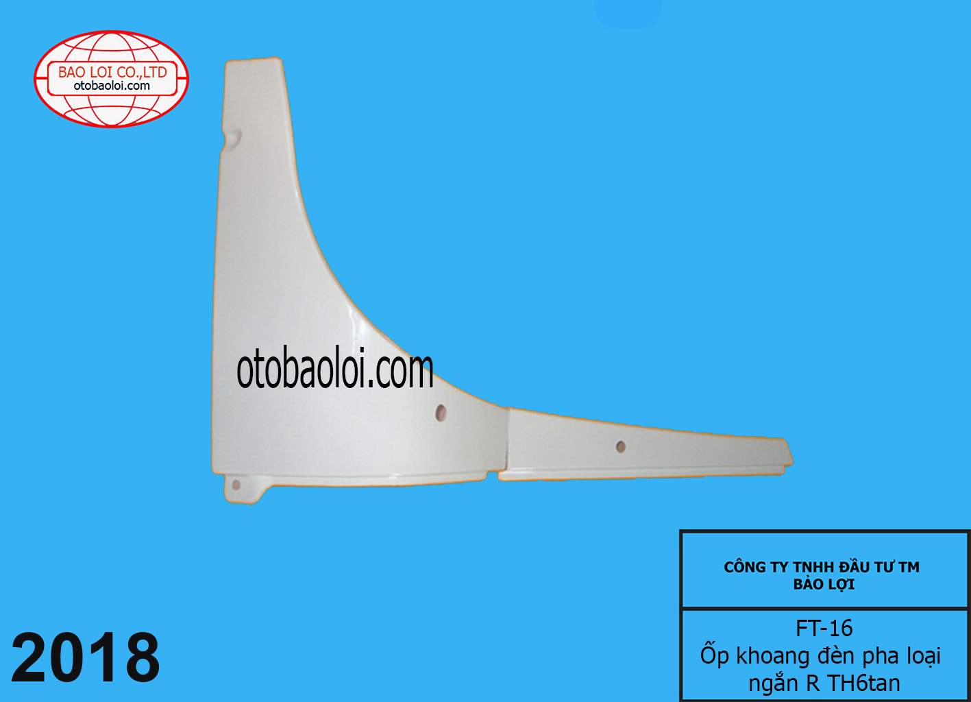 Ốp khoang đèn pha loại ngắn R TH6tan