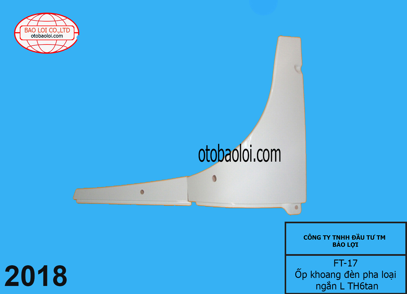 Ốp khoang đèn pha loại ngắn L TH