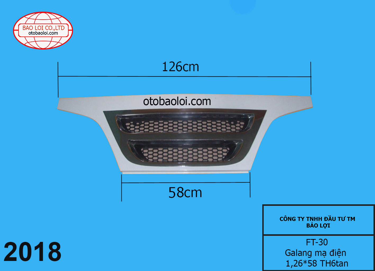 galang mạ điện 1,26*58 TH