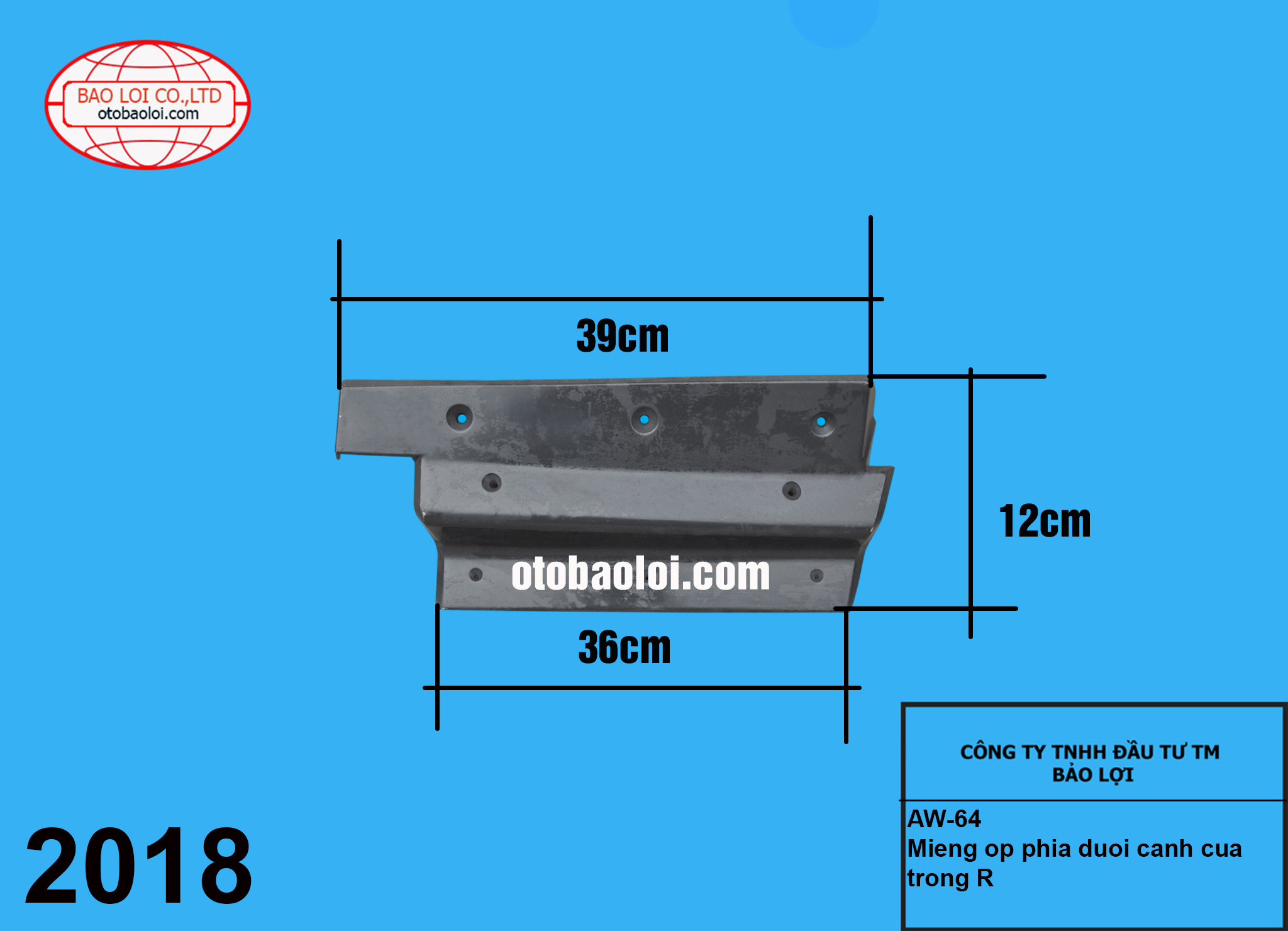 Mieng op phia duoi canh cua trong R