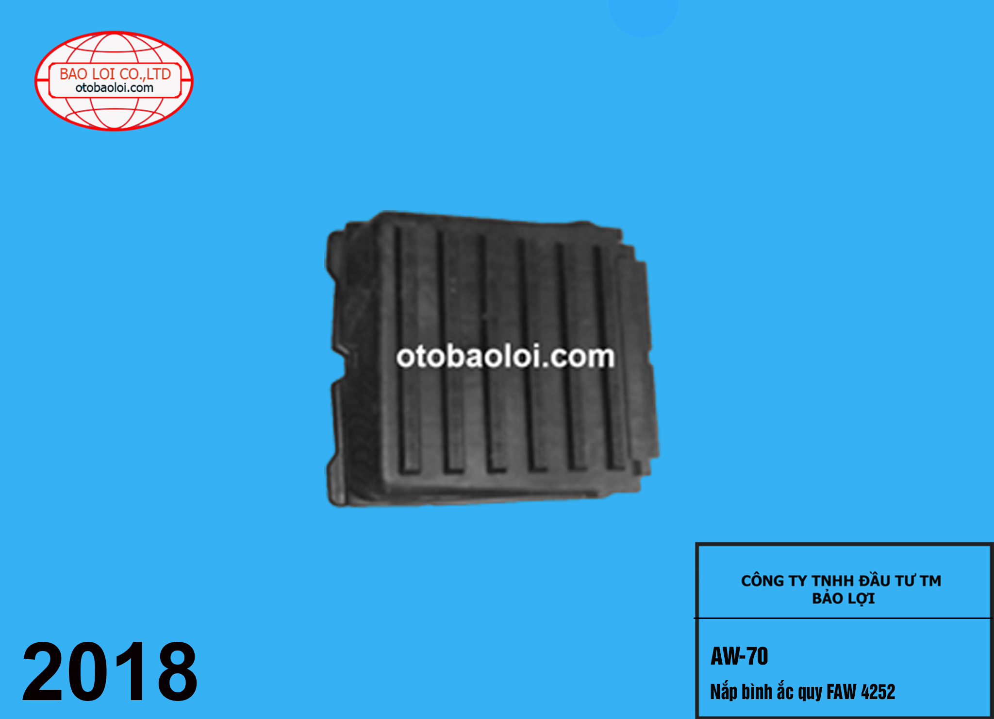 Nắp bình ắc quy FAW 4252