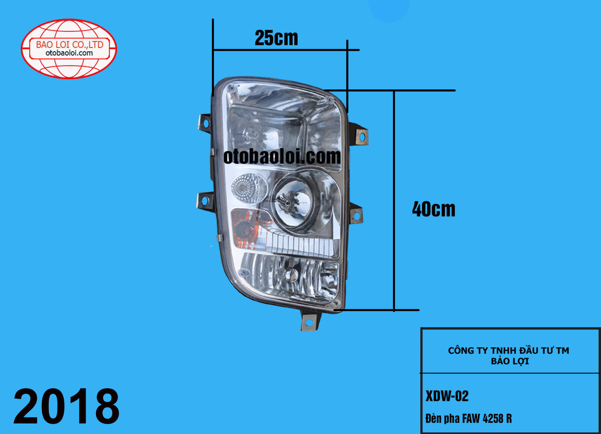 Đèn pha FAW 4258 R