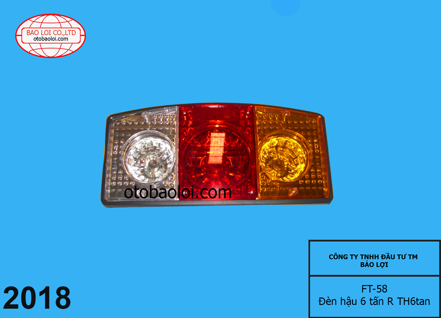 Đèn hậu  6 tấn R TH