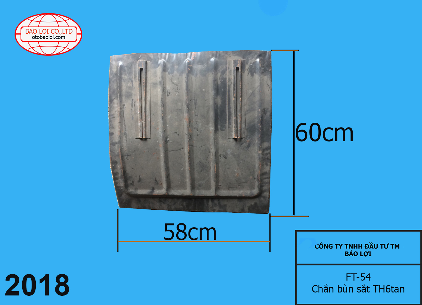 Chắn bùn sắt TH 