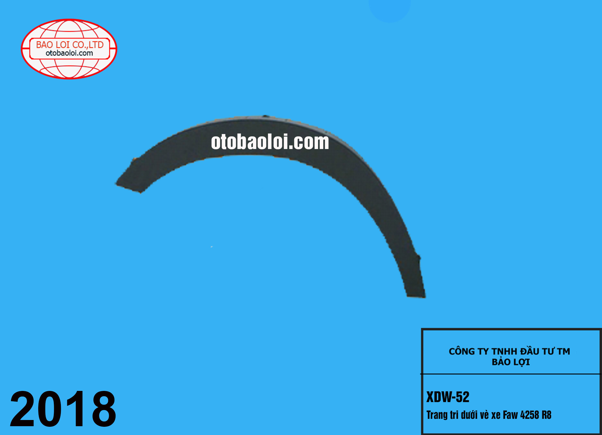 Trang tri dưới vè xe Faw 4258 R