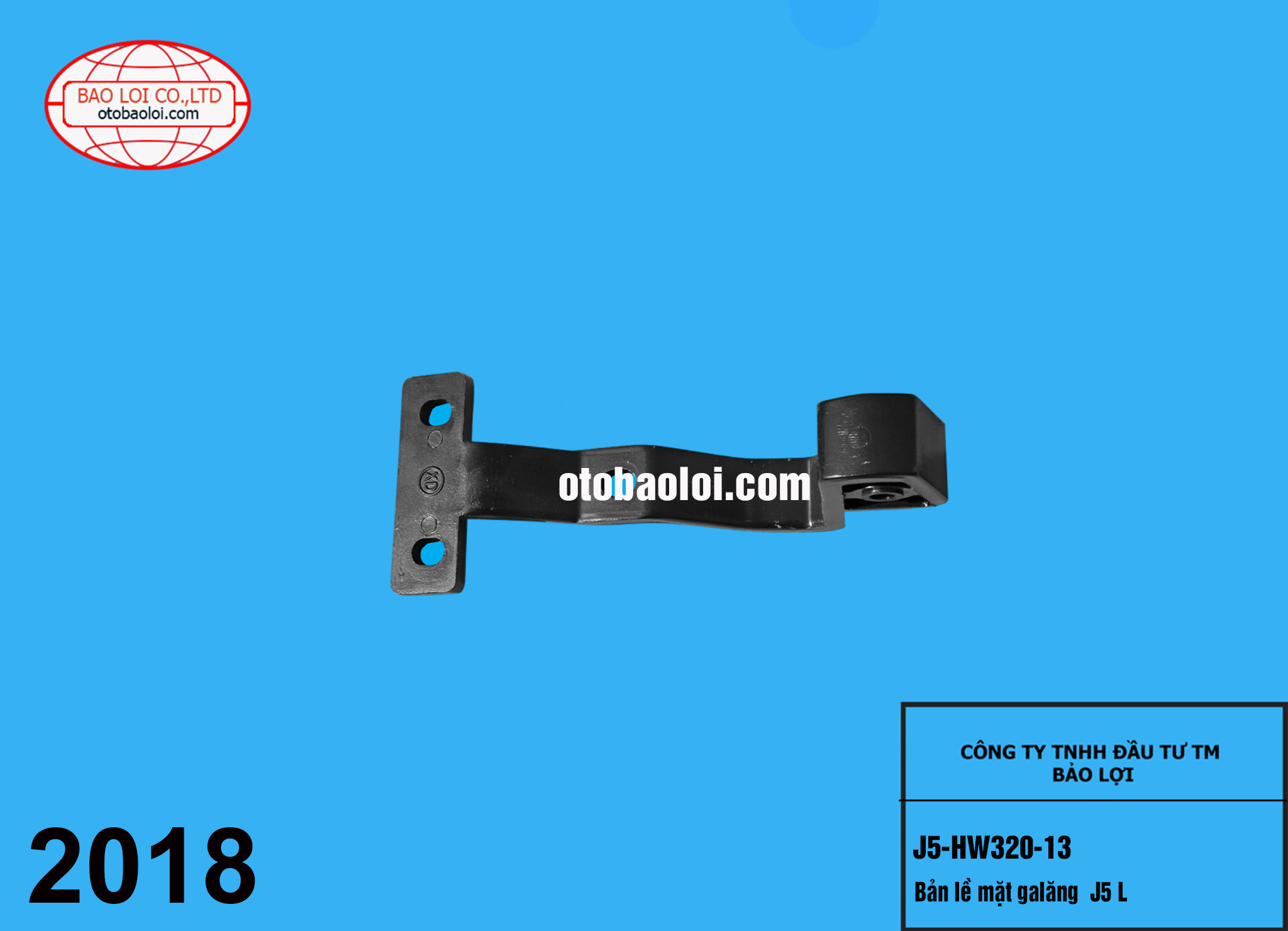 Bản lề mặt galăng  J5 L