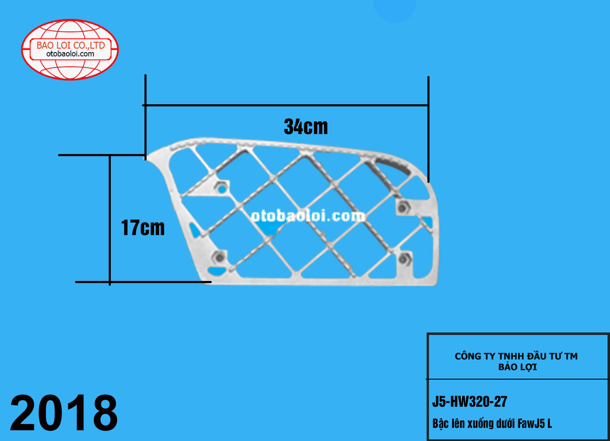 Bậc lên xuống dưới FawJ5 L