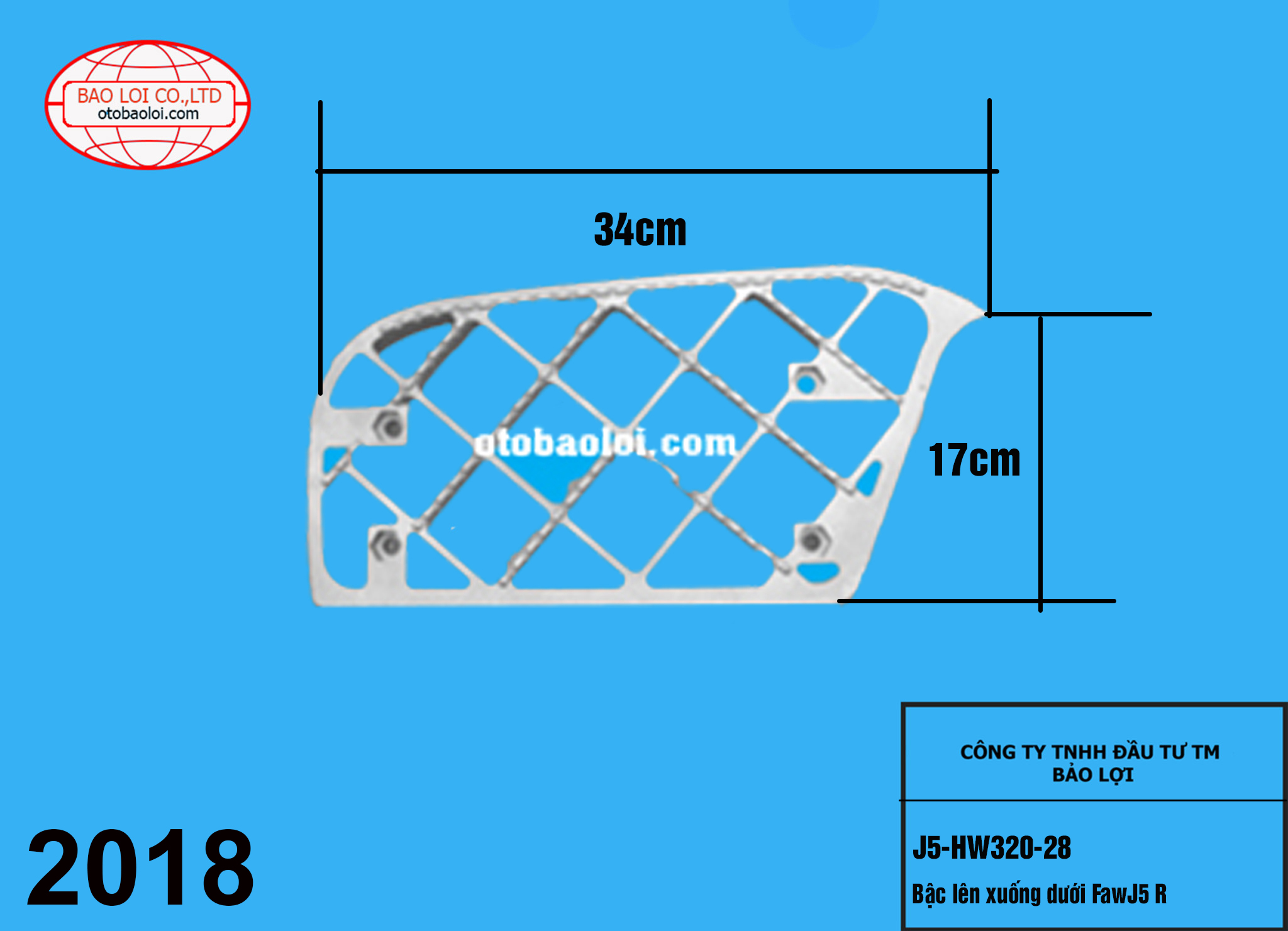 Bậc lên xuống dưới FawJ5 R