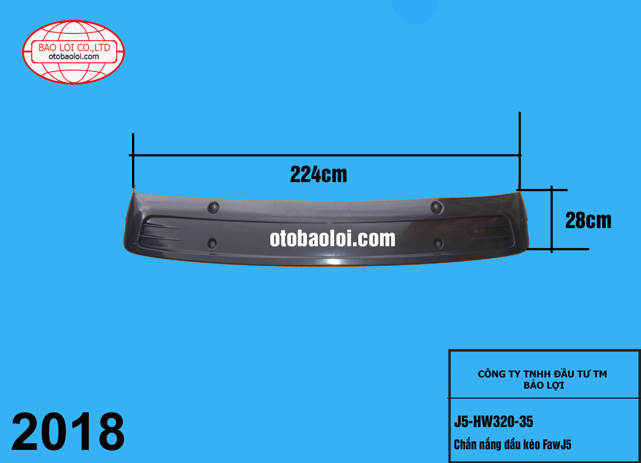 Chắn nắng đầu kéo FawJ5