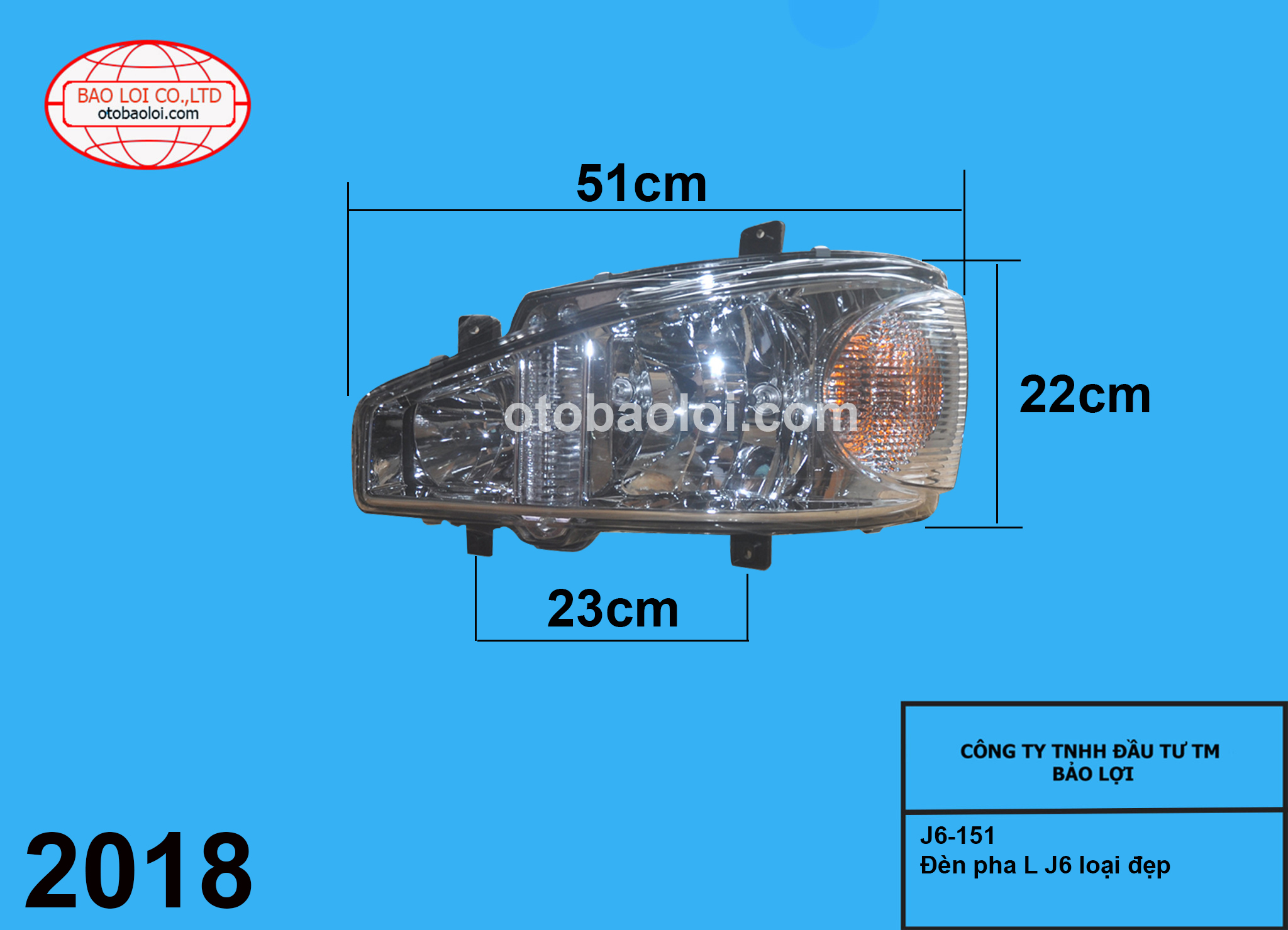 Đèn pha L J6 loại đẹp