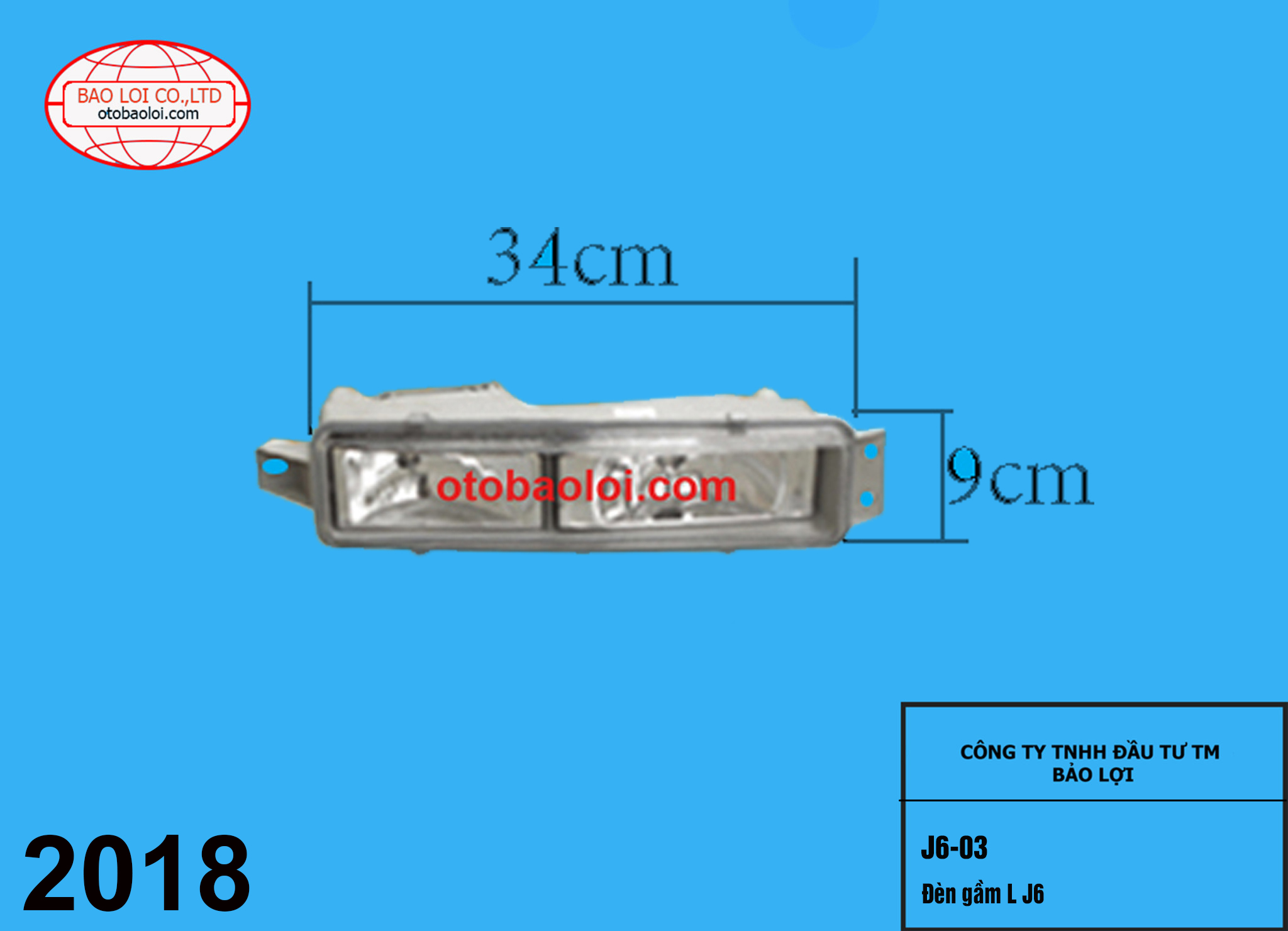 Đèn gầm L J6P500