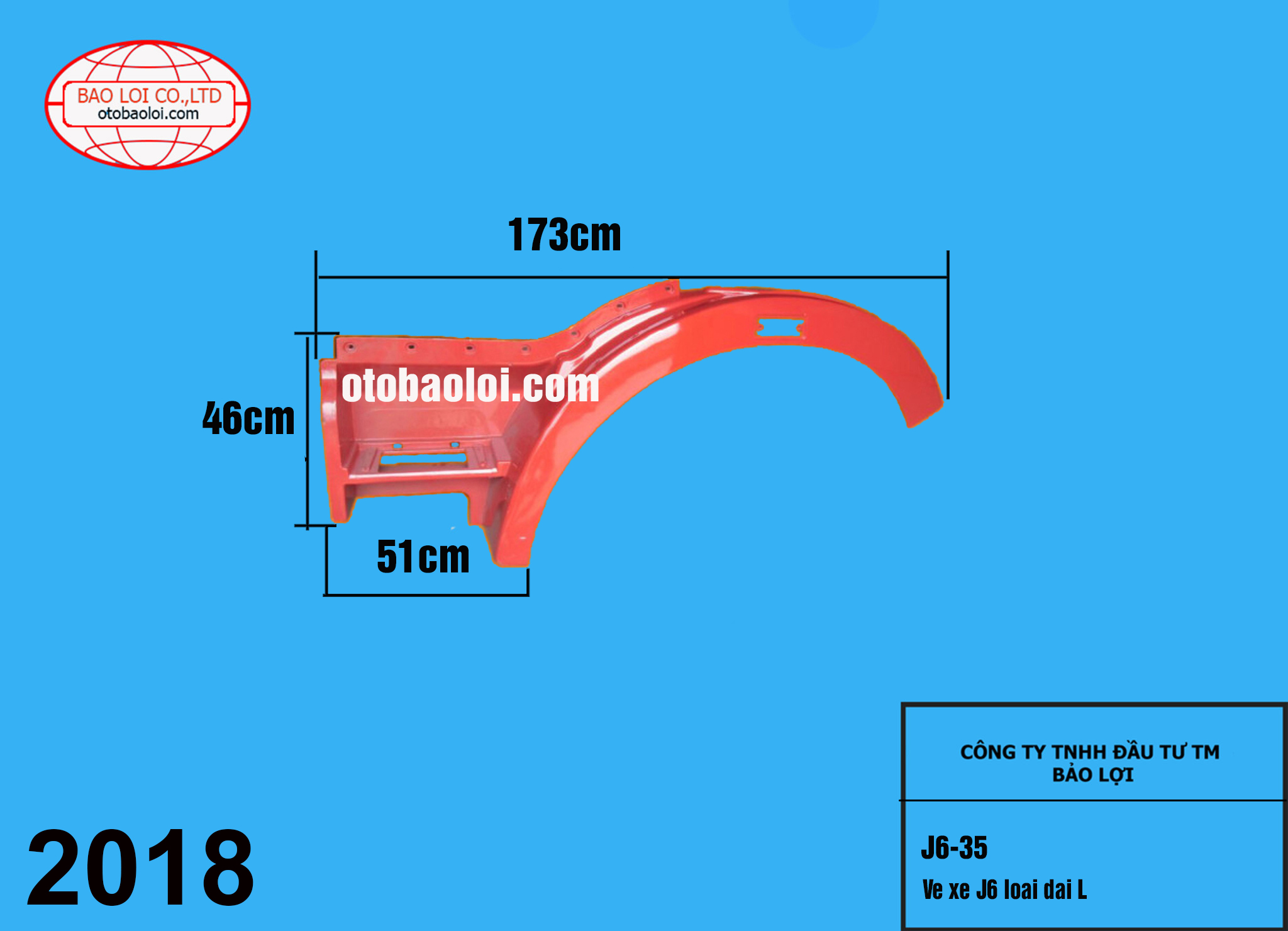 Ve xe J6P500 có gờ L
