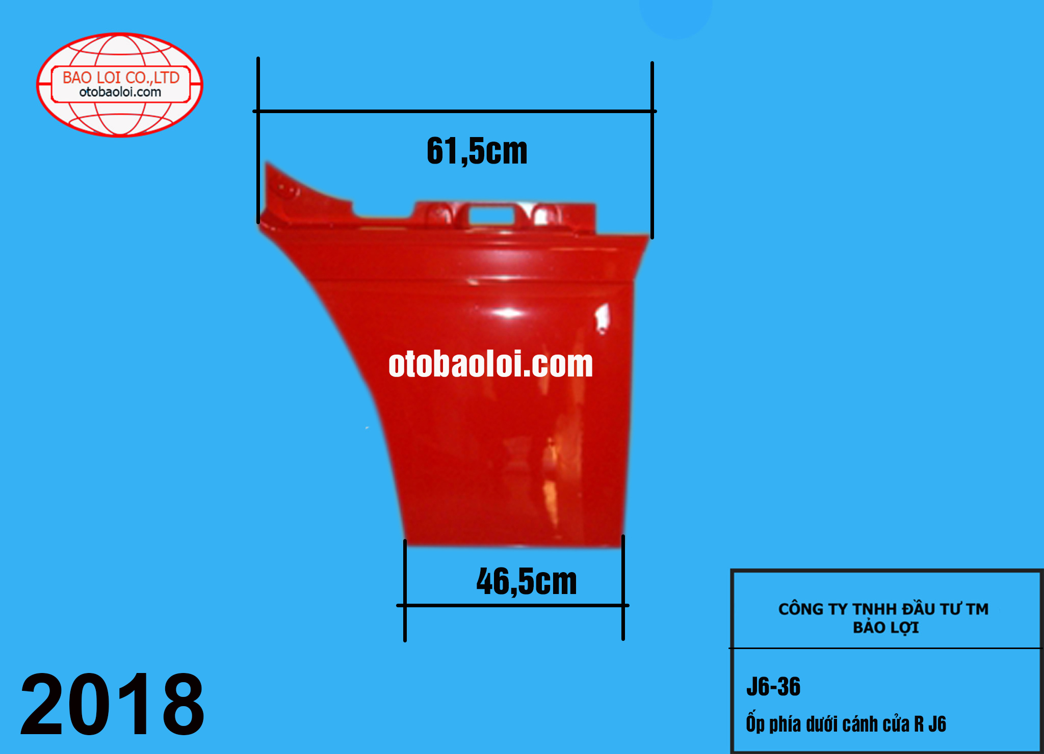 Ốp phía dưới cánh cửa R J6