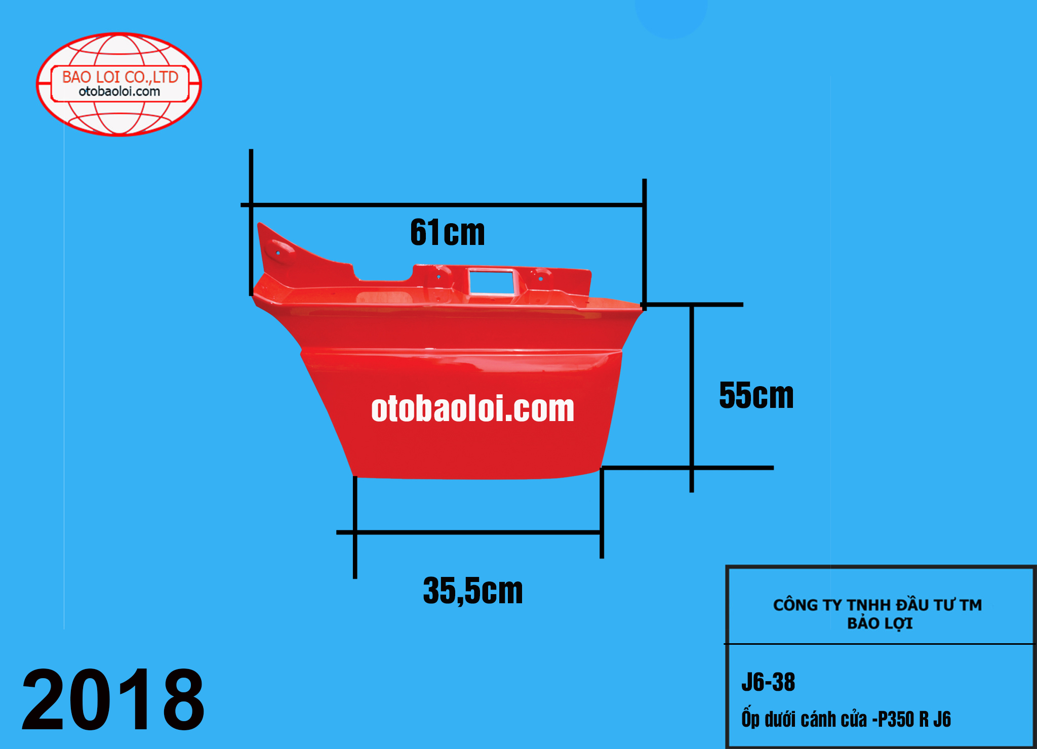 Ốp dưới cánh cửa -P500 R J6