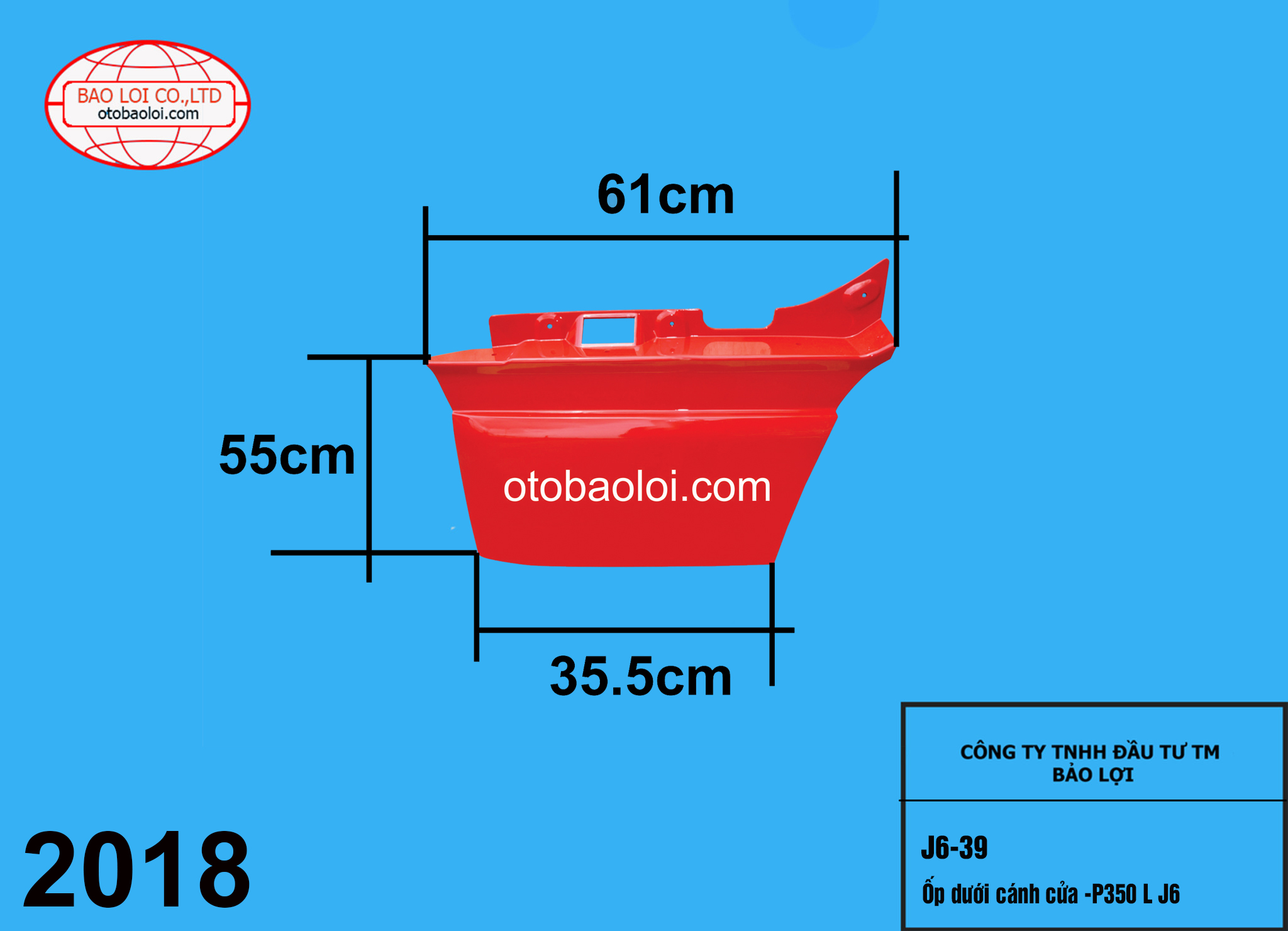 Ốp dưới cánh cửa -P500 L J6