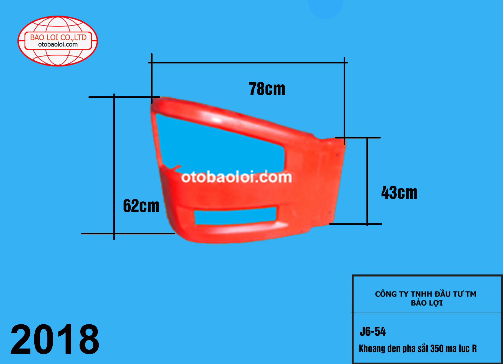 Khoang den pha sắt 350 ma luc R