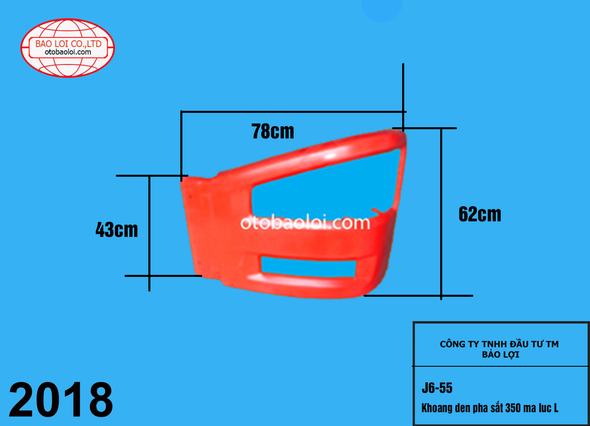 Khoang den pha J6P500- L