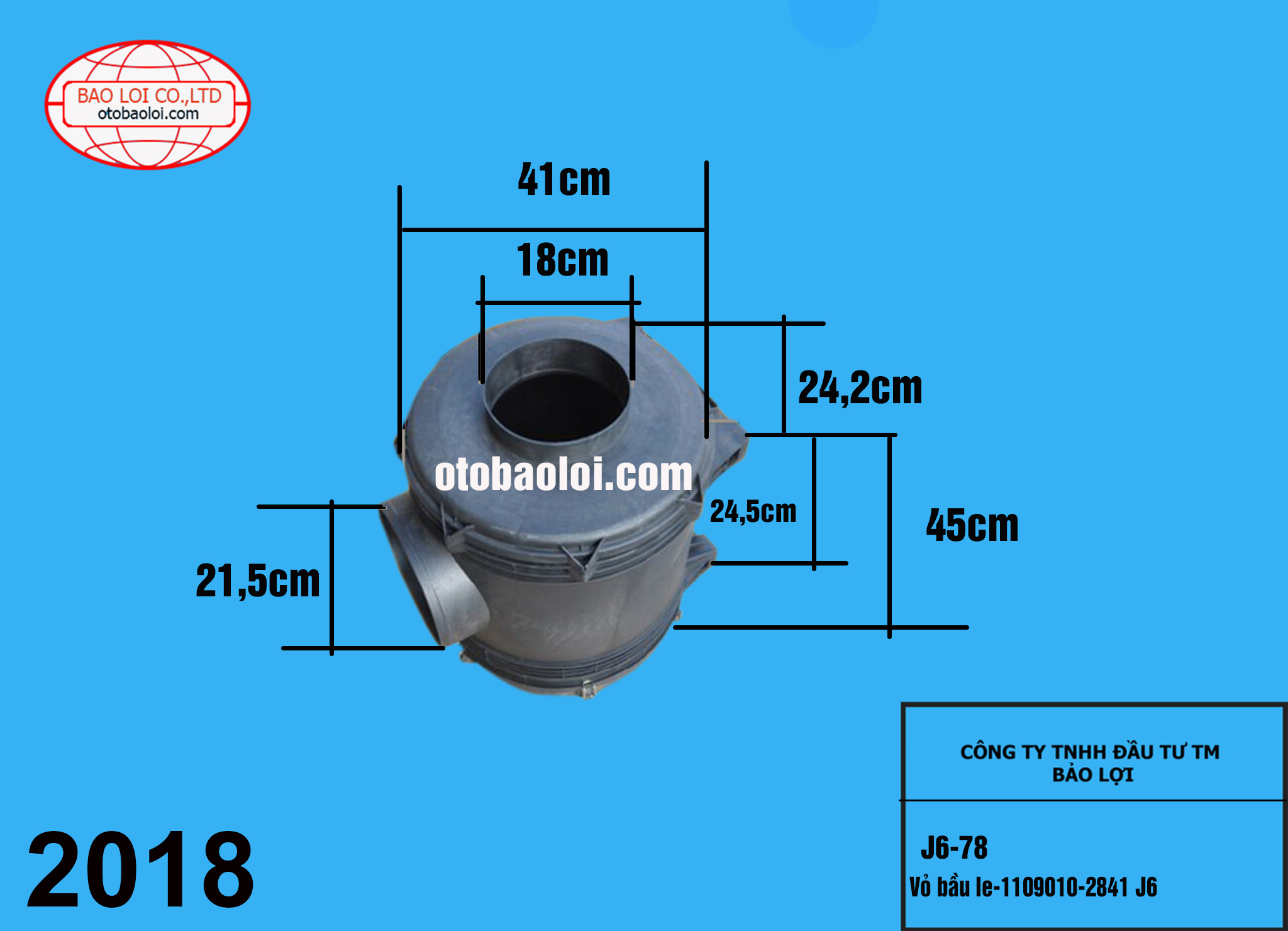 Vỏ bầu le-1109010-60A J6P500