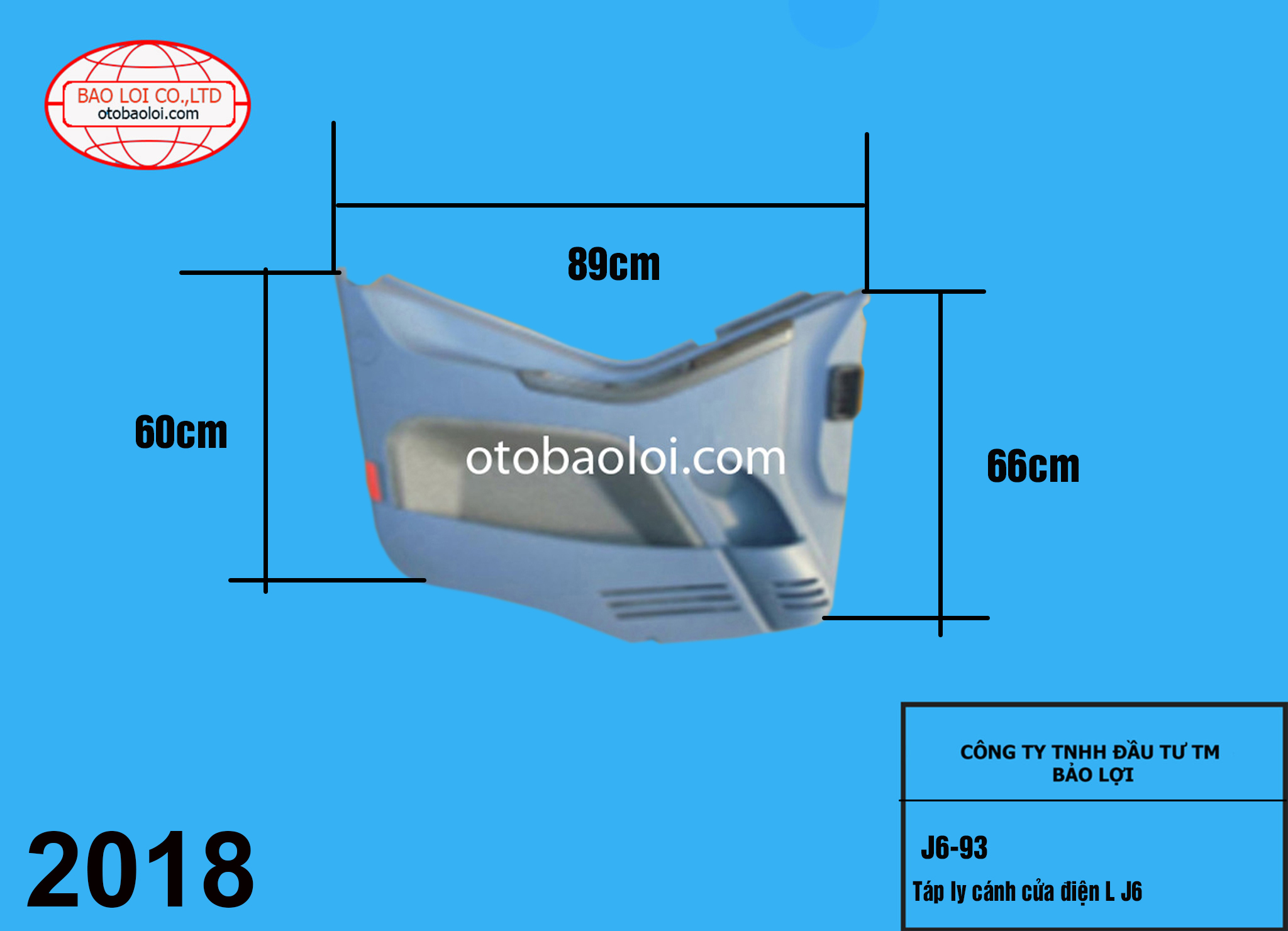 Táp ly cánh cửa điện L J6