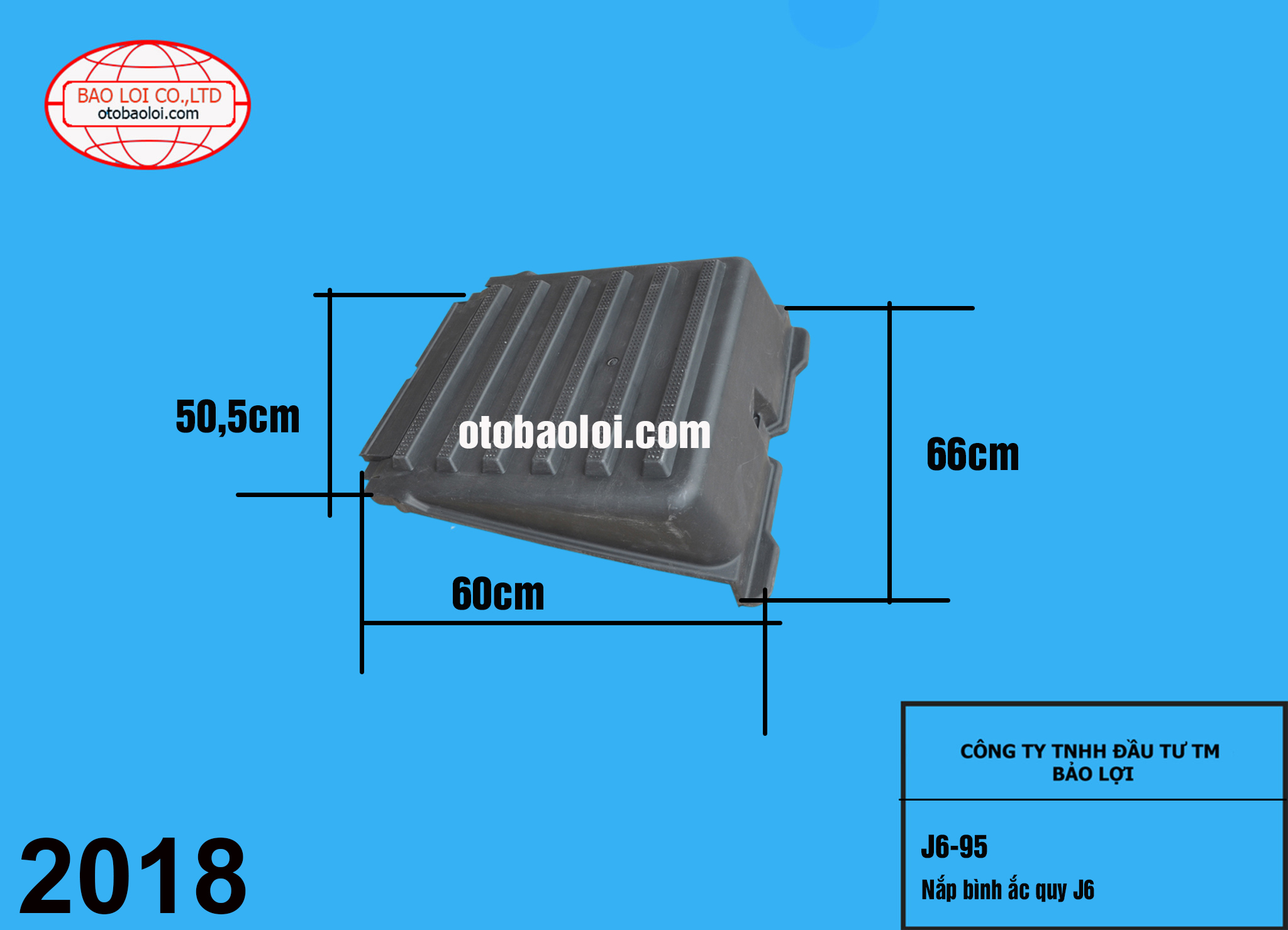 Nắp bình ắc quy J6 nhỏ