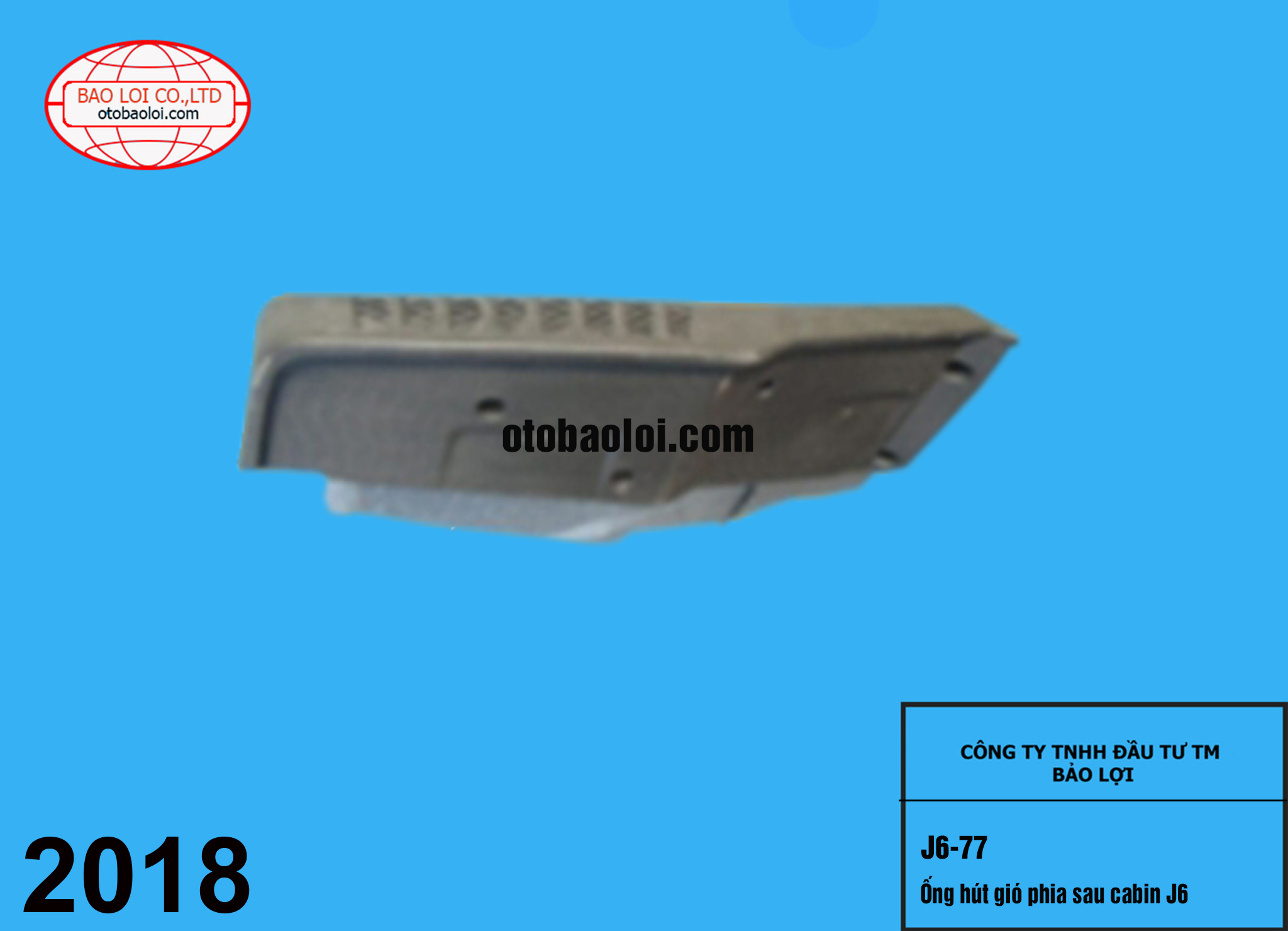 Ống hút gió phia sau cabin J6