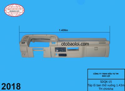 Táp lô ban thờ vuông 1.43m Trường Hải Chin Kha