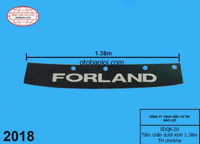 Tấm chắn dưới kính 1.38m Trường Hải Chin Kha