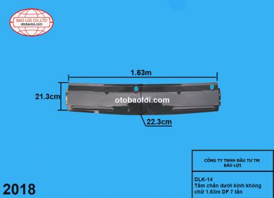 Tấm chắn dưới kính không chữ 1.63m DF 7 tấn