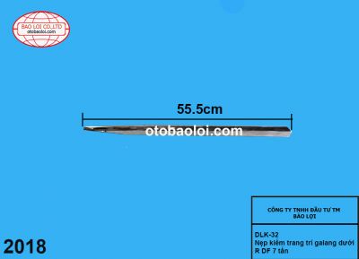 Nẹp kiếm trang trí galang dưới L DF 7 tấn