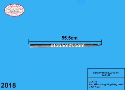 Nẹp kiếm trang trí galang dưới R DF 7 tấn