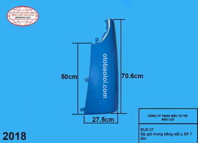 Ốp gió trong bằng sắt L DF 7 tấn
