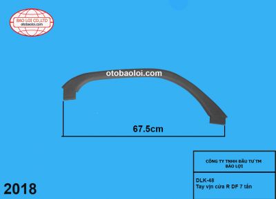 Tay vịn cửa R DF 7 tấn