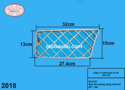 Bậc lên xuống bằng nhôm R DF 7 tấn