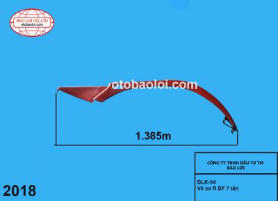 Vè xe R DF 7 tấn