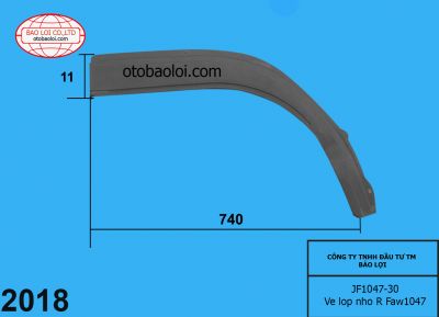 Vè xe bên R Faw1047