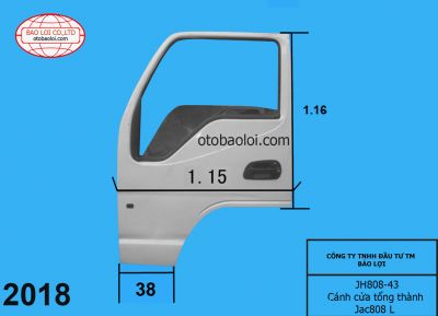 Cánh cửa tổng thành Jac808 L