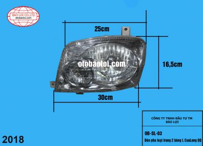 Đèn pha loại trong 2 bóng L CuuLong QQ
