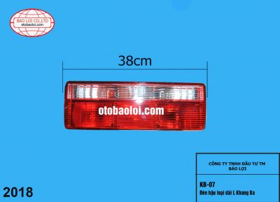 Đèn hậu loại dài L Khang Ba