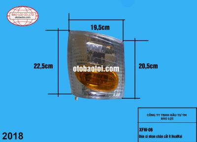 Đèn xi nhan chân sắt R HoaMai