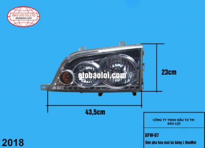 Đèn pha hoa mai ba bóng L HoaMai