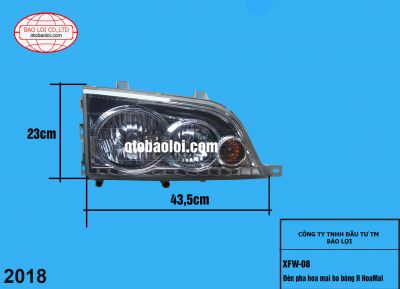 Đèn pha hoa mai ba bóng R HoaMai