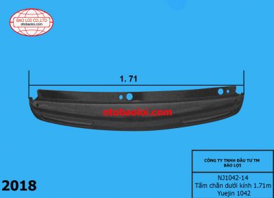 Tấm chắn dưới kính 1.71m Yuejin 1042