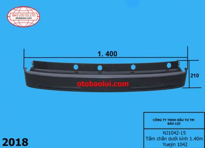 Tấm chắn dưới kính 1.40m Yuejin 1042