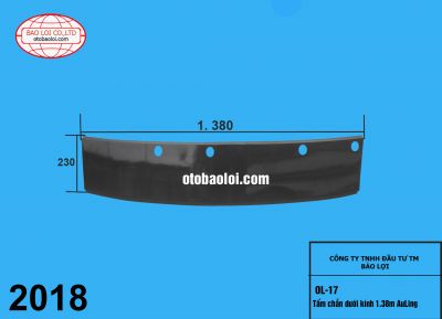 Tấm chắn dưới kính 1.38m AuLing