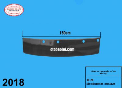 Tấm chắn dưới kính 1.50m AuLing