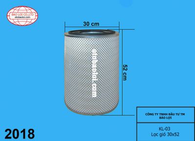 Lọc gió 30x52