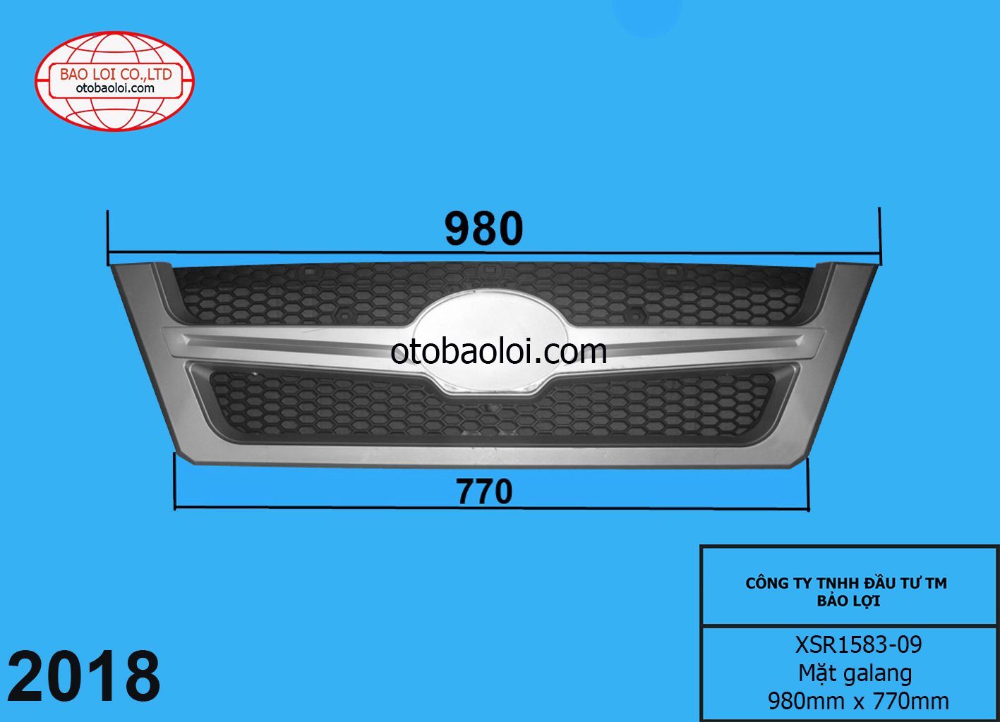 Mặt galang 98cm x 77cmm x26cm